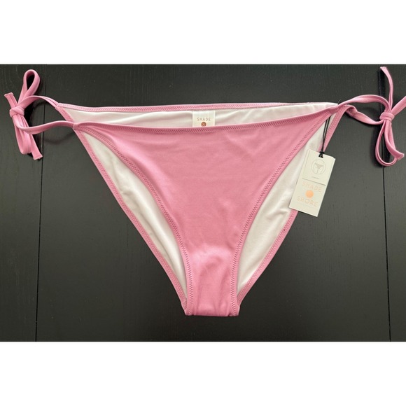 Shade & Shore Other - Shade & Shore Cheeky Side-Tie Bikini‎ Bottom Womens L (12-14) Pink Beach Resort